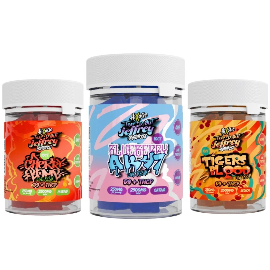 HiXotic Trap'd Out Jeffrey D9+THCp Gummies | Harvested Dreams