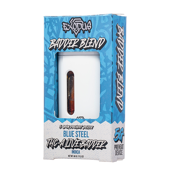exodus badder blend preheat thca disposable vape 5 grams Exodus THCa Badder Blend 5g Disposable